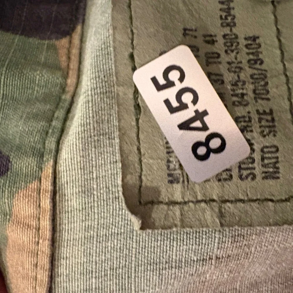 US Air Force BDU Combat Jacket Mens Medium Regular Camo 45th Space Wing Patch